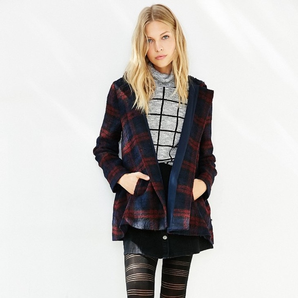Urban Outfitters Jackets & Blazers - Urban Outfitters BB Dakota Kellen Plaid Coat